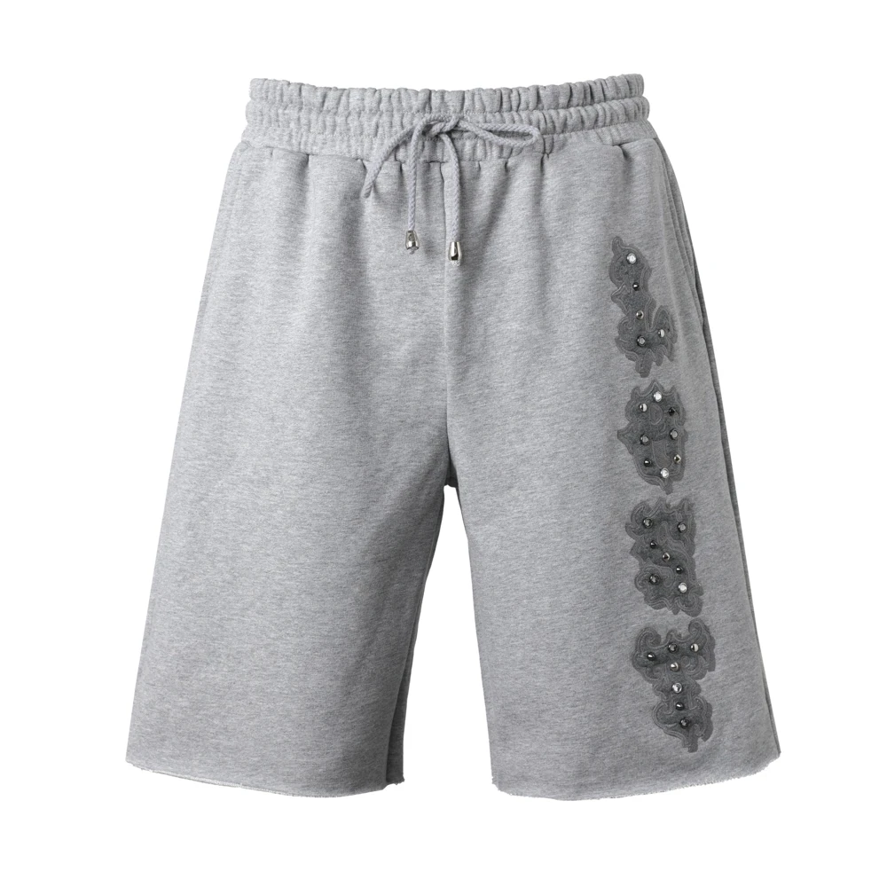 Ash Grey Patch Shorts Ash Grey Patch Shorts