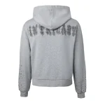 Ash Grey Patch Zip Up