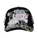 Lost Intricacy Black/White NY Canvas Cap