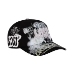 Lost Intricacy Black/White NY Canvas Cap