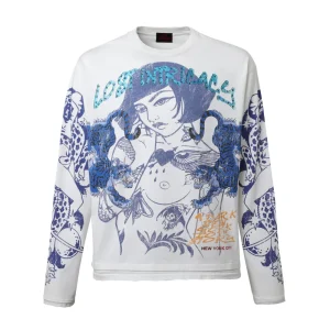 Cream Twin Tiger Long Sleeve