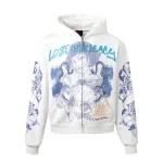 Cream Twin Tiger Zip Up