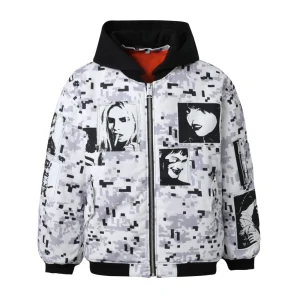 Digi Camo Bomber Lost intricacy