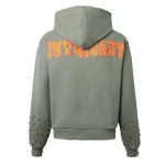 Green/Orange Patch Zip Up