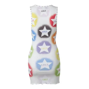 Lost Intricacy Colorful Starfall Dress