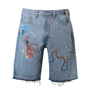 Lost Intricacy Denim blue Shorts