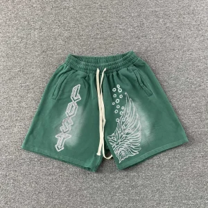 Lost intricacy green shorts