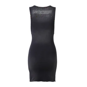 Lost Intricacy Grey Inverse Dress
