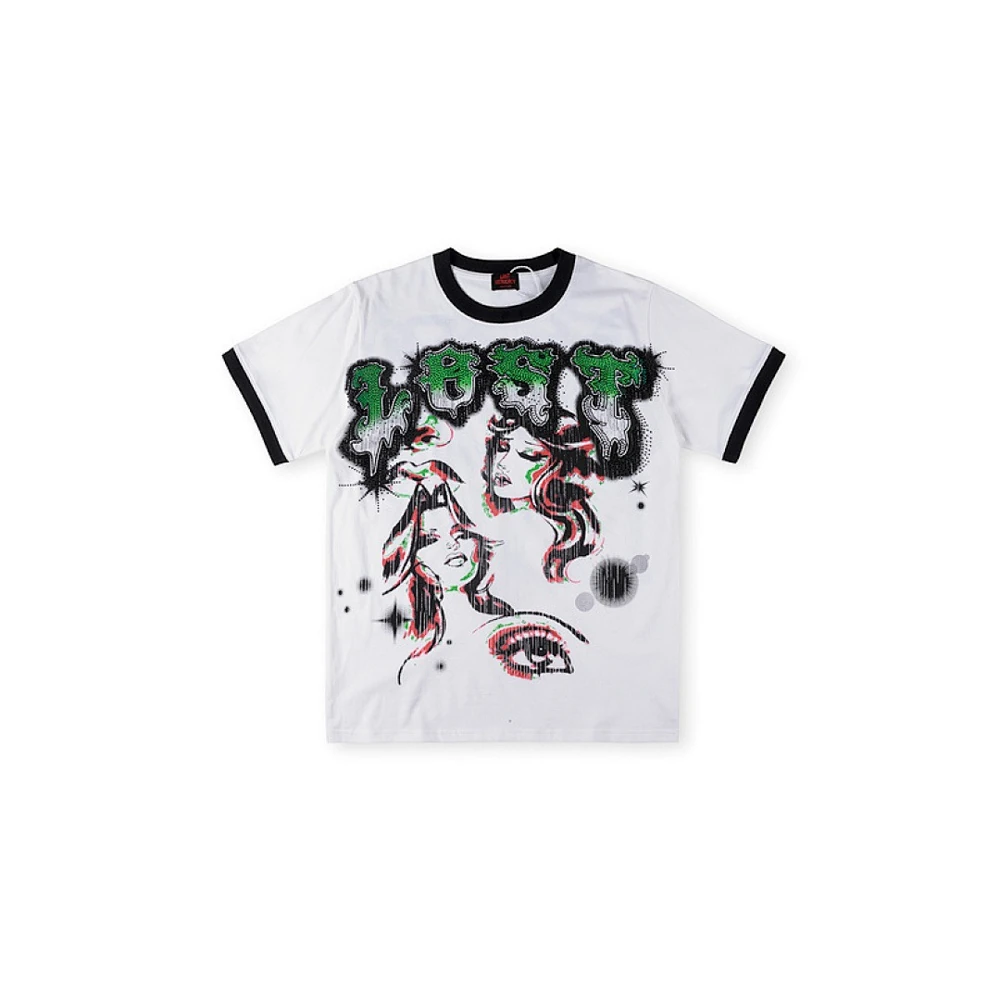 Lost intricacy Logo Printed White T-Shirt Lost intricacy Logo Printed White T-Shirt