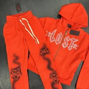 Lost intricacy orange sweatsuit