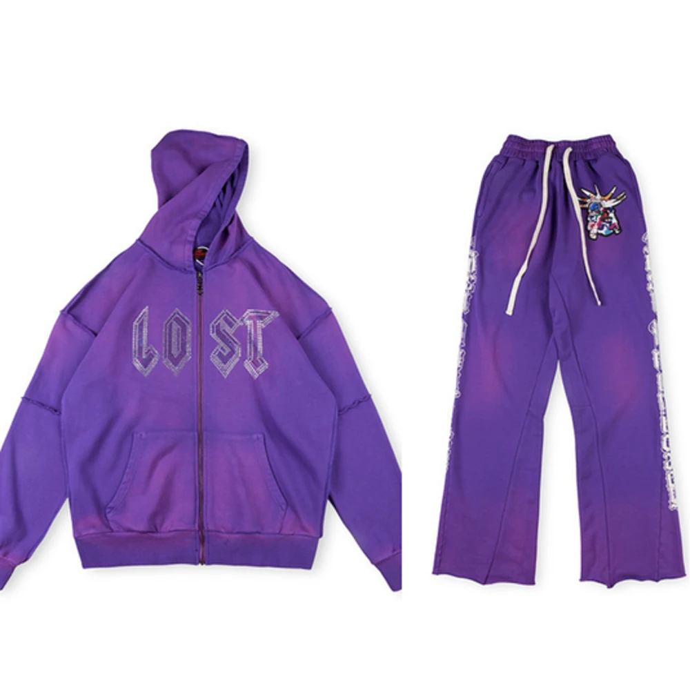 Lost intricacy purple sweatsuit Lost intricacy purple sweatsuit