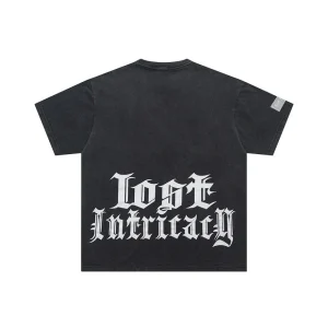 LOST INTRICACY RHINESTONE BLACK T-SHIRT