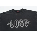 LOST INTRICACY RHINESTONE BLACK T-SHIRT
