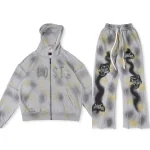 Lost intricacy white sweatsuit