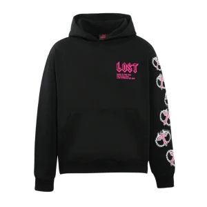 Lost MITT Hoodie Black White