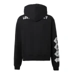Lost intricacy Mens Black Zip Up