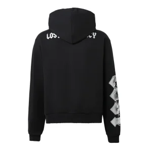 Lost intricacy Mens Black Zip Up