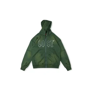 Mens Emerald Zip Up