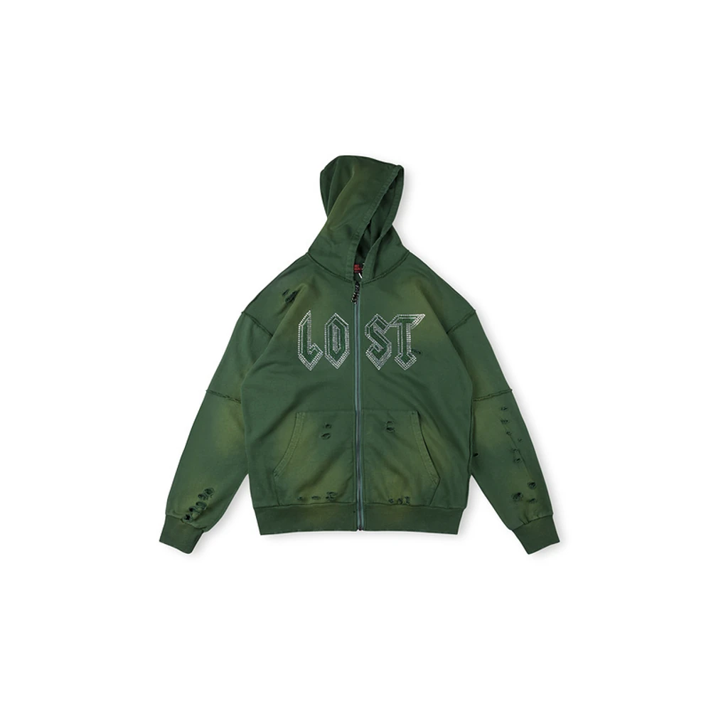 Mens Emerald Zip Up Mens Emerald Zip Up