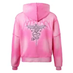 Lost intricacy Mens Pink Zip Up
