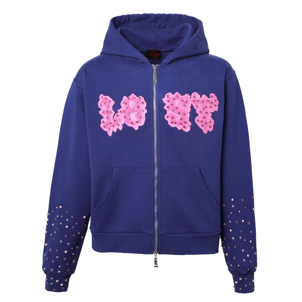 Navy/Pink Patch Zip Up Navy/Pink Patch Zip Up