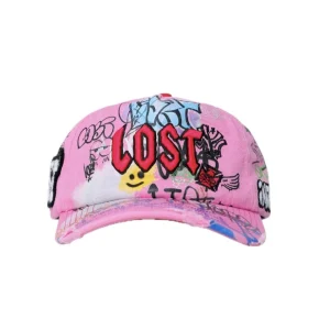 Lost Intricacy Pink NY Canvas Cap
