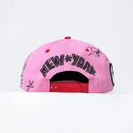 Lost Intricacy Pink NY Canvas Cap