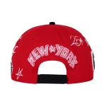 Lost Intricacy Red NY Canvas Cap