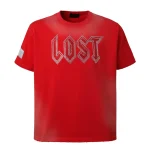 Lost intricacy Red Rhinestone T-Shirt