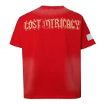 Lost intricacy Red Rhinestone T-Shirt