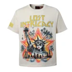 Lost intricacy Rhinestone Kiss Liberty T-Shirt
