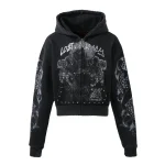 Women’s Black Twin Tiger Zip Up
