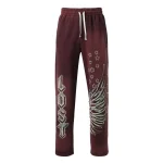 lost intricacy unisex Burgundy Sweatpants