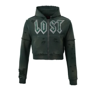 Womens Emerald Zip Up