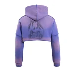 Womens Purple Zip Up