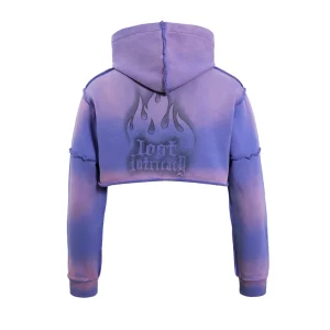 Womens Purple Zip Up