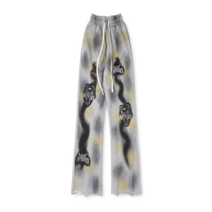 Lost Intricacy Spray Logo Grey Sweatpants
